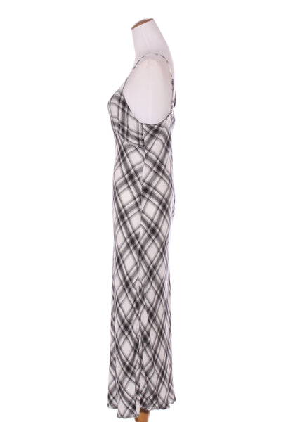 SILENT THEORY - Bias cut check maxi dress! 12