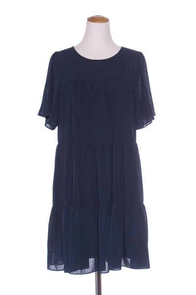 EMERGE - Navy gingham burnout dress! 14