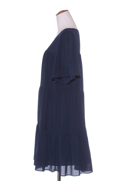 EMERGE - Navy gingham burnout dress! 14