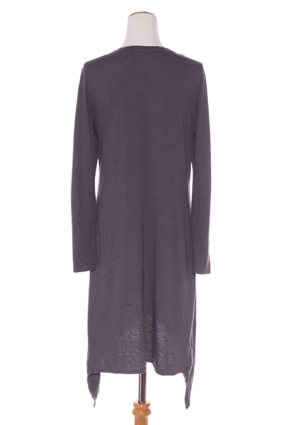 MAX - Peak hem cotton dress - Charcoal! 14