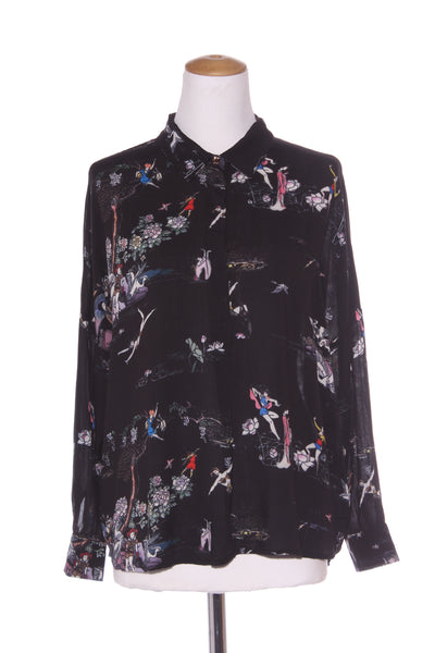 TANTRUM - Oriental print rayon shirt! 12