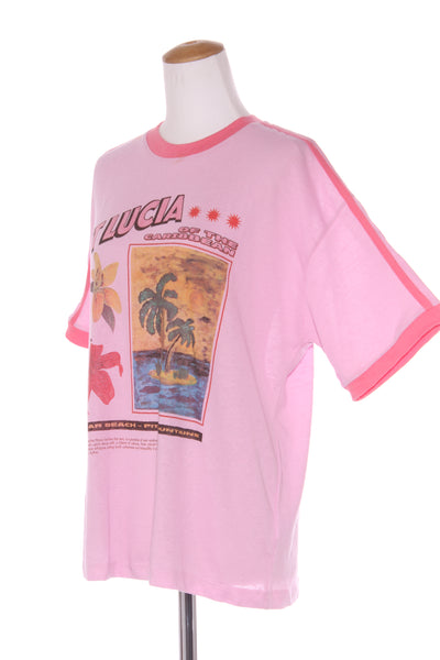 COTTON-ON (LN) "St Lucia" vacay tee! 12-14