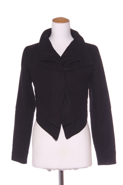 JORGE - Peak front wool blend crop trench! 10