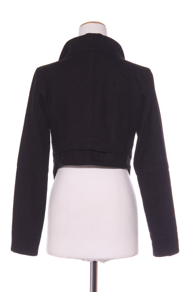 JORGE - Peak front wool blend crop trench! 10