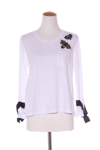 VERGE - Embellished bee + moth cotton L/S tee! 12