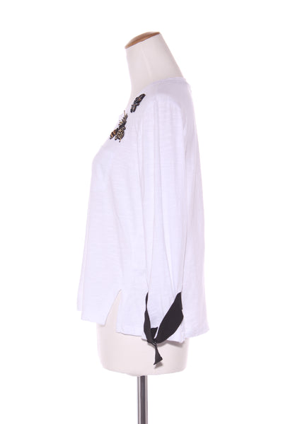 VERGE - Embellished bee + moth cotton L/S tee! 12