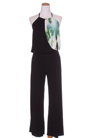 D'ARC - Vintage contrast panel viscose jumpsuit! 10-12