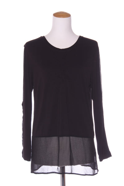 VERGE "Olivia" sheer sleeve panel top! 12