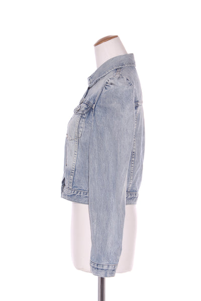 DECJUBA - Puff sleeve crop denim jacket! 10