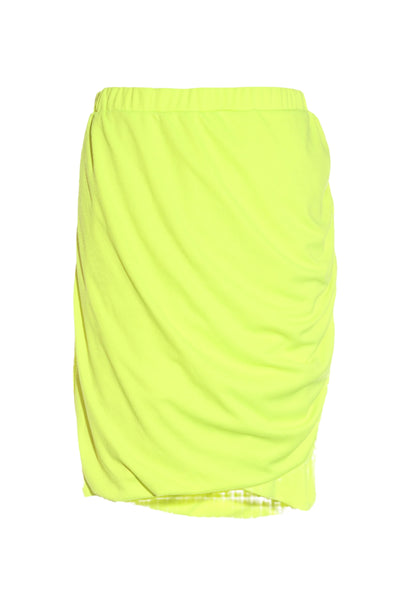 AUGUSTINE - Neon yellow  meow skirt - Long! 14