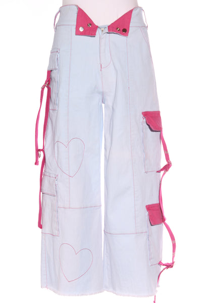 DANGERFIELD - Pink heart detail jeans! 10