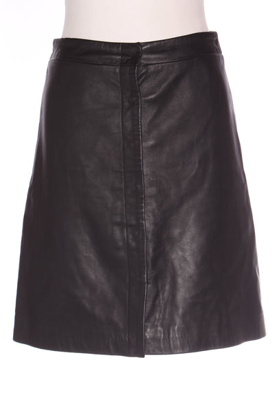 ALL SAINTS - Gil lamb leather button front mini skirt! 10
