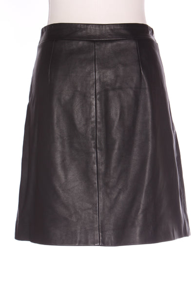 ALL SAINTS - Gil lamb leather button front mini skirt! 10