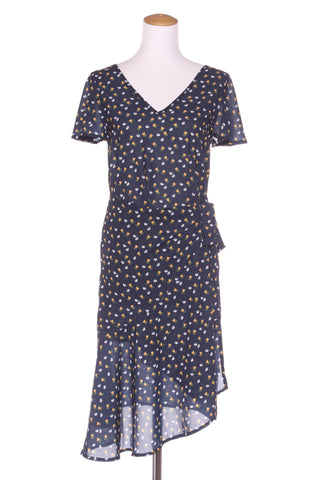 KILT (NZ) Tulip print side wrap dress! 6-8