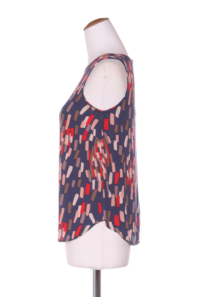 BODEN - Navy print tank! 6-8