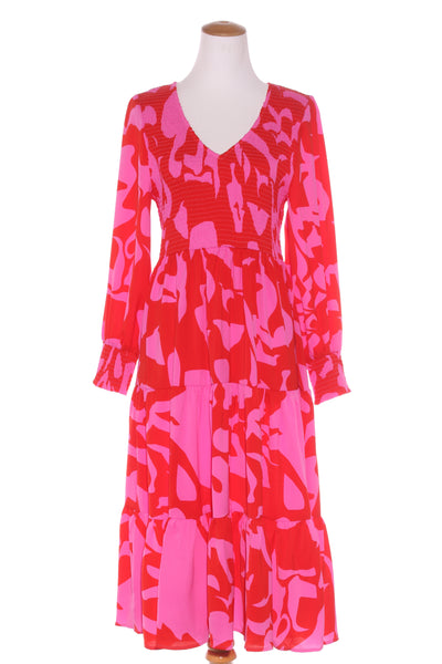 LEONI (BN) "Phoenix" L/S dress - Red floral! 12