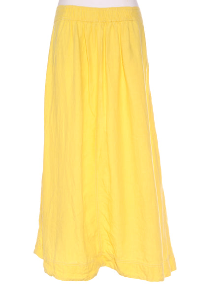 SILLS (NZ) Yellow linen maxi skirt! 16
