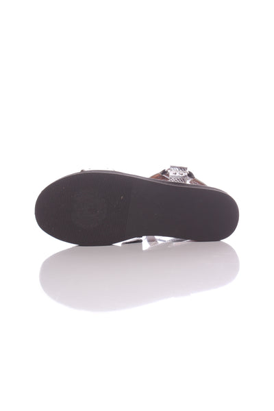 MI PIACI - Silver leather Phoebe sandals! 40