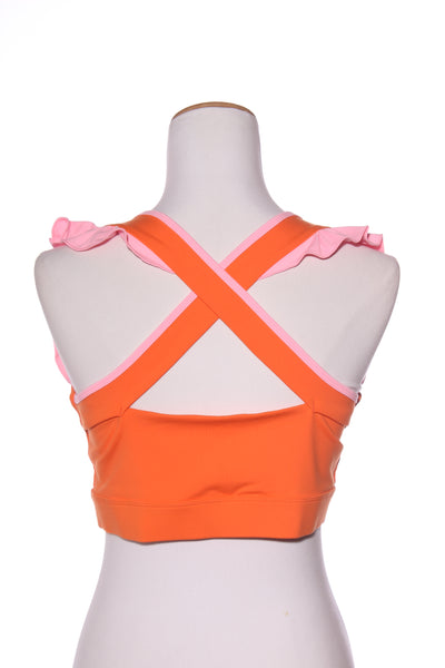 SWEAT REPUBLIC - Ruffle detail sports crop! 14