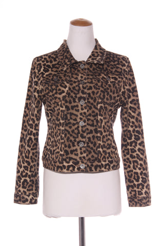 IMAGINE ITALY (LN) Leopard print denim jacket! 12