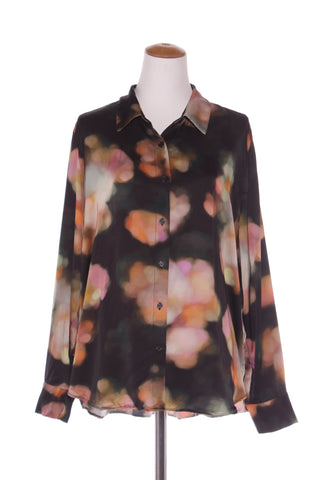 JIGSAW - Blurred print silky viscose shirt! 20