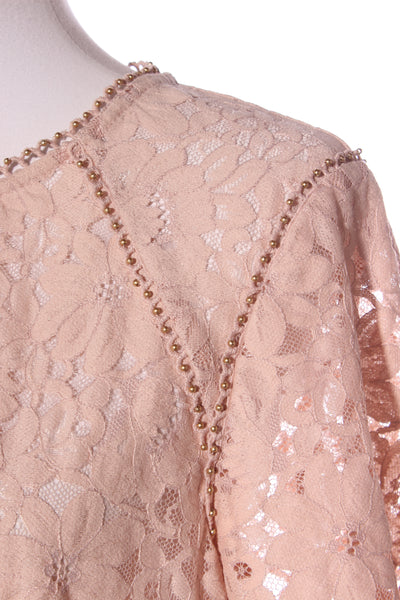 FOREVER NEW - Blush pink lace top! 12