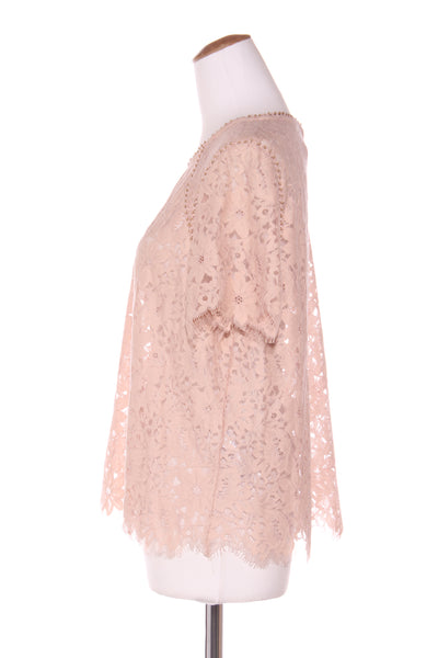FOREVER NEW - Blush pink lace top! 12