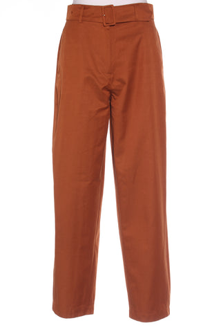 FORCAST (LN) Belted copper brown pant! 10