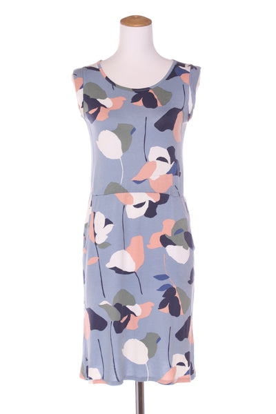 BODEN - Blue floral jersey dress! 6-8