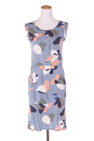 BODEN - Blue floral jersey dress! 6-8