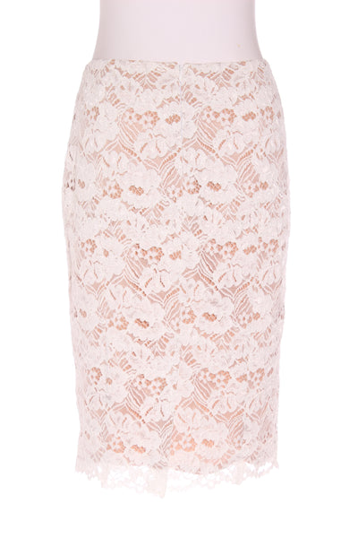 WITCHERY - Nude lace pencil skirt! 10