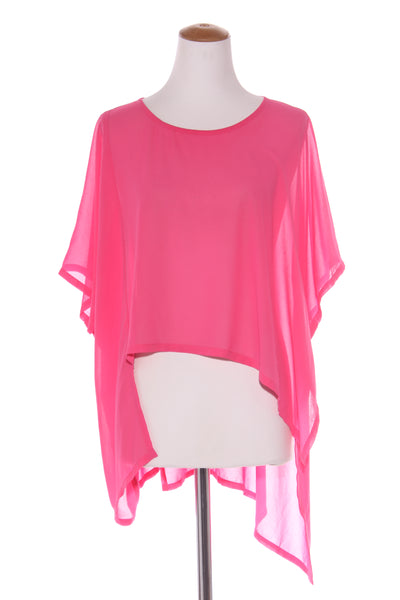 C.REED - Asymmetric layering chiffon top! 8-18