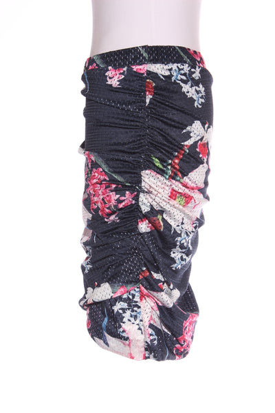 CHARLO "Alana" perforated floral meow skirt! 8