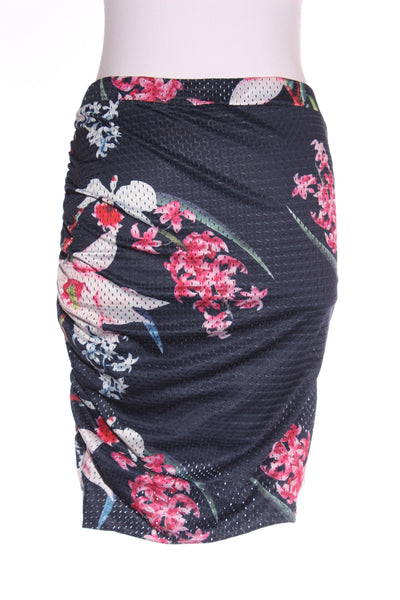 CHARLO "Alana" perforated floral meow skirt! 8