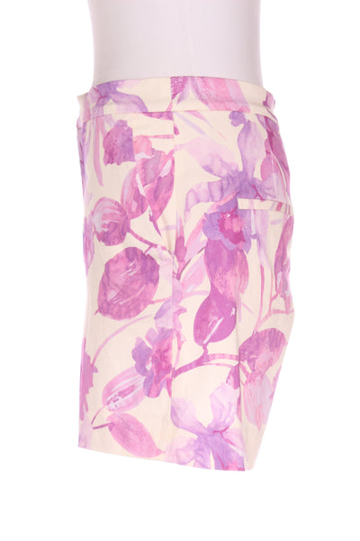 ZARA (BN) Painted floral cotton twlll shorts! 10