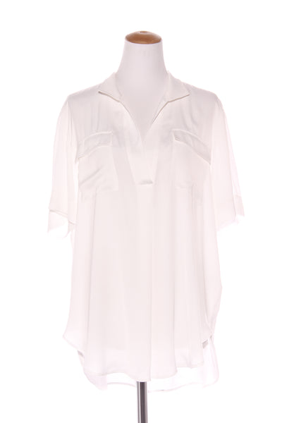 MOTTO - Silky cargo S/S blogger shirt - White! 16