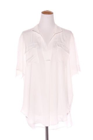 MOTTO - Silky cargo S/S blogger shirt - White! 16