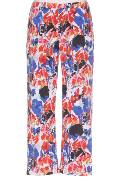 VASSALLI - Pull on straight leg floral pant! 12