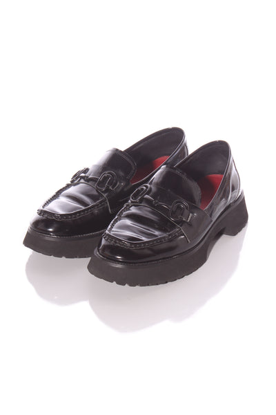 MINX "Bite marks" leather loafers! 38
