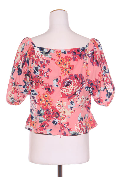 AUGUSTINE (BN) "Lucy" puff sleeve floral top! 16