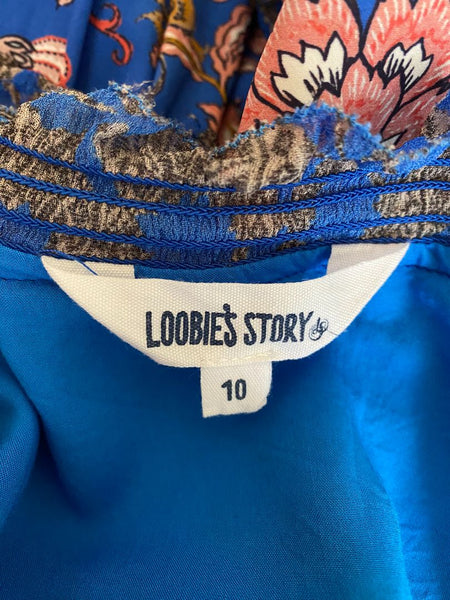 LOOBIE'S STORY - Luminary blue floral dress! 10