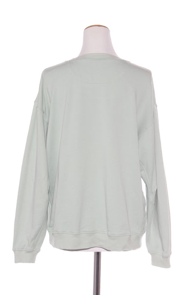 MOOCHI "Puff set" cotton sweater - Sage green! 8-10