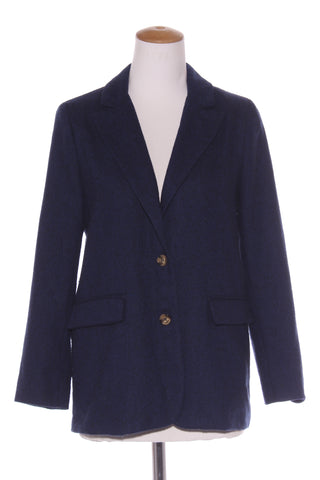 ELM - Navy wool blend blazer! 10-12
