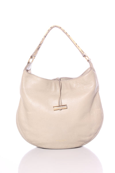 DEADLY PONIES "Mr Finch Luxe" Python Print Handle Hobo Leather bag!