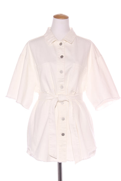 MOOCHI 6&7 (LN) "Lift" denim belted shacket! 14