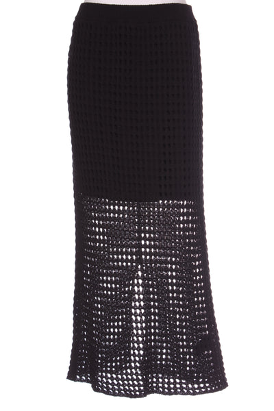 MOOCHI "Chain" mesh knit maxi skirt! 14-16