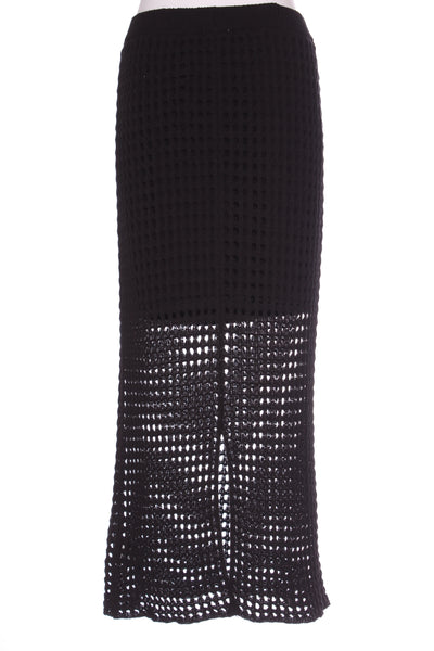 MOOCHI "Chain" mesh knit maxi skirt! 14-16