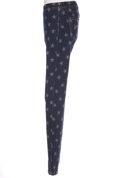 VASSALLI - Star print pull on denim pant! 10