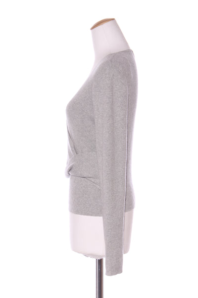 WITCHERY - Wool blend rib knit crossover front top! 12