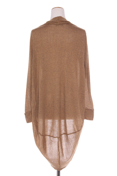 NOOZ - Cocoon knit cardi - Choc fleck! 10-16